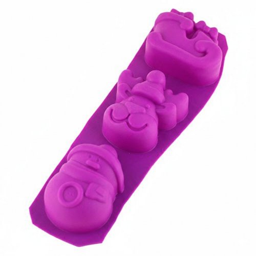 Формы для мыла силиконовые Рождественское трио