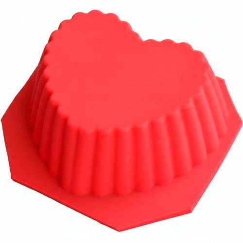 Силиконовая форма Сердце рифленое
