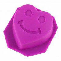 Силіконова форма Сердечко-смайлик