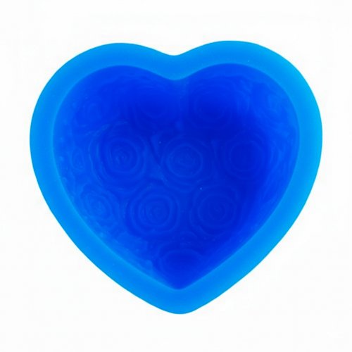 Форма для мыла Сердце в розочках