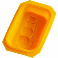 Силиконовая форма для мыла Снеговичок