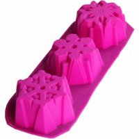 Silicone molds for soap Snowflakes