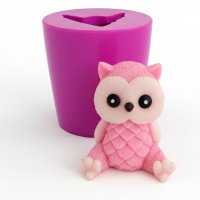 Совеня мале 56 г 3D силіконова еліт-форма