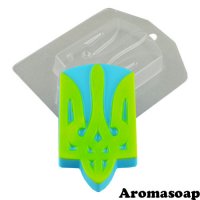 Coat of arms of Ukraine 90 g form plastic