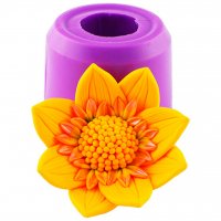 Хризантема необычная раскрытая 3D элит-форма