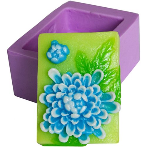 Chrysanthemum autumn silicone mold