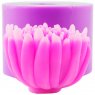 Chrysanthemum bud opened 3d silicone mold