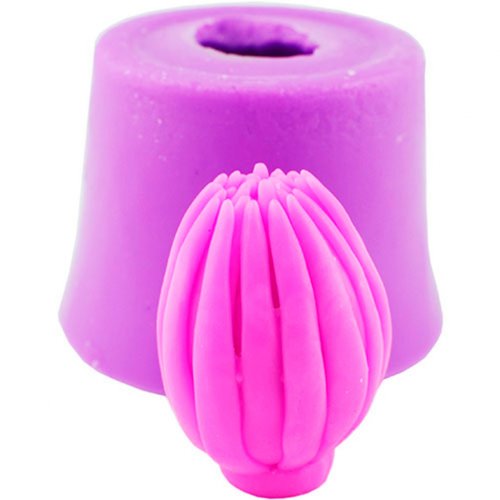 Chrysanthemum bud closed 3D silicone mold