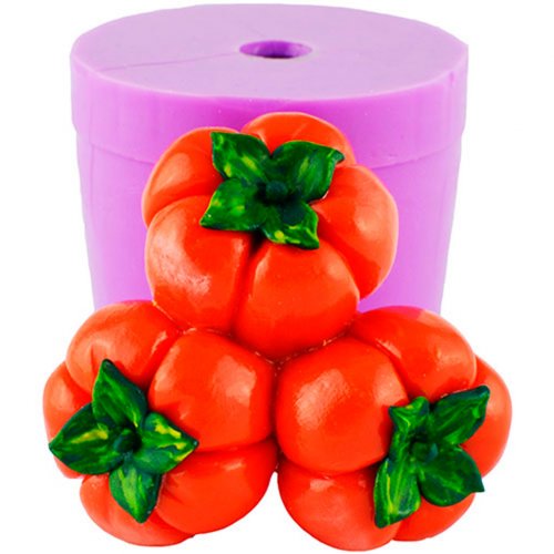 Persimmon-Mini in 3 pieces 3D silicone mold