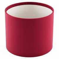 Кашпо картонное круглое (шляпная коробка) Бордо