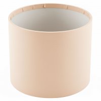 Кашпо картонне кругле (коробка капелюх) Мокко