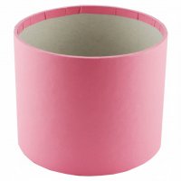 Round cardboard planter (hat box) Pink