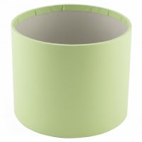 Round cardboard planter (hat box) Pistachio