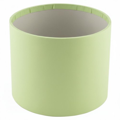 Round cardboard planter (hat box) Pistachio