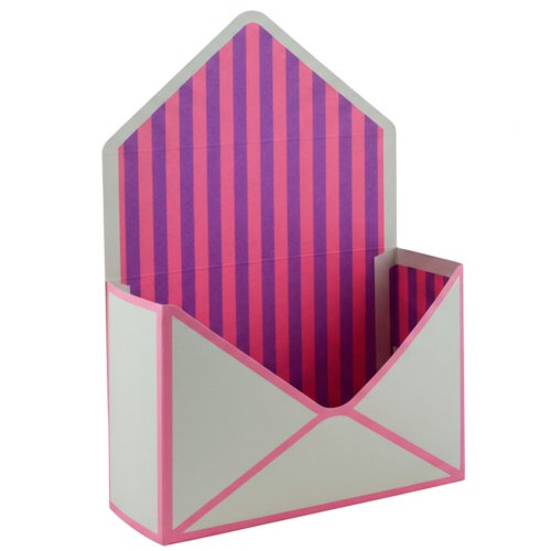 Коробка-конверт мала Рожева для букета