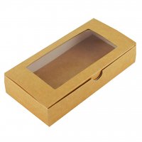 Natural Kraft box with window