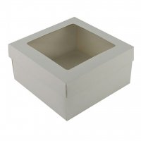 Gift box White with window