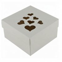 Коробка премиум Love с сердцами