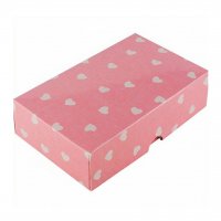 Pink sweet box with hearts