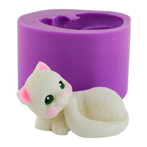 Kitten Murchik 55 g 2D silicone mold