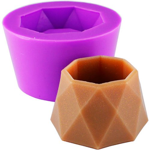 Flower pot 04 3D silicone mold