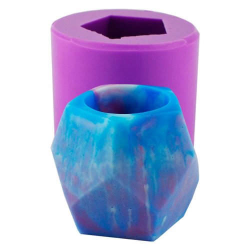 Flower pot 11 3D silicone mold