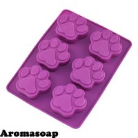Soap mold Paw small (silicone)