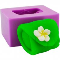 Листик с цветком (спа) 3D элит-форма