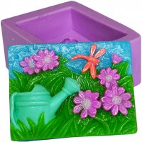 Summer in the garden silicone mold