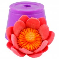 Лотос розовый раскрытый 3D элит-форма