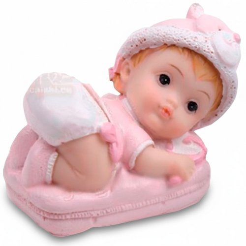 Baby with a rattle 3D silicone mold