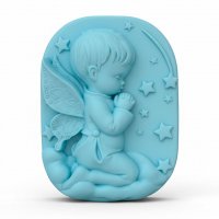 Kid with prayer silicone mold