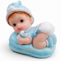 Baby with a bottle 3D silicone mold