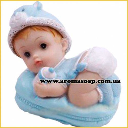 Baby with a bottle 3D silicone mold