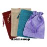 Burlap gift bags 100 mm x 140 mm