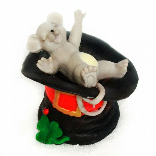 Мышка в шляпе 3D элит-форма