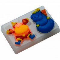 Молд 042 Снеговик и Дед Мороз