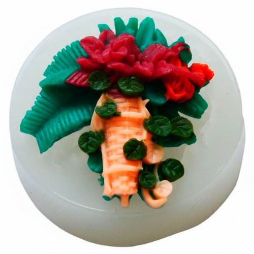 Молд 047 Кошик з квітами