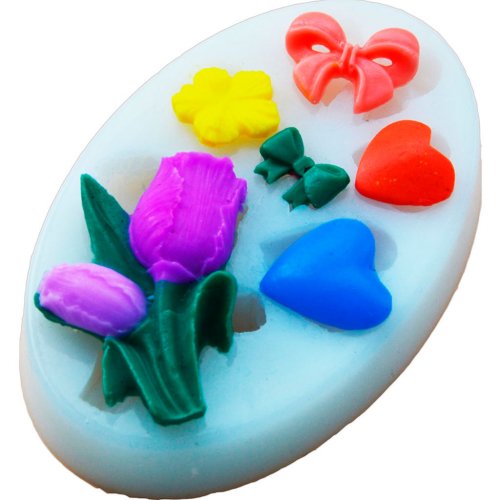 Mold 008 Tulip and Heart