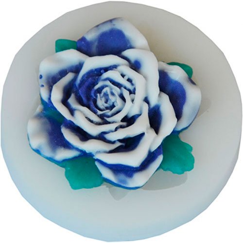 Молд 108 Роза с листиками