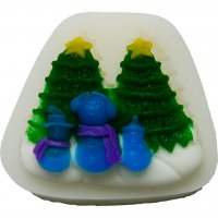 Mold 113 Snowmen at the Christmas tree