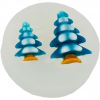 Mold 137 Christmas trees