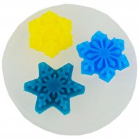 Mold 138 Three Snowflakes