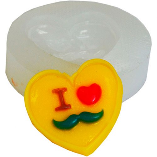 Молд 080 Сердечко I love