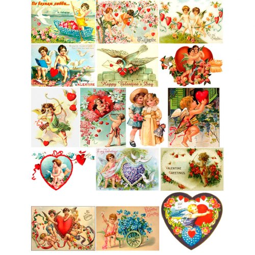 Набор картинок День Св. Валентина