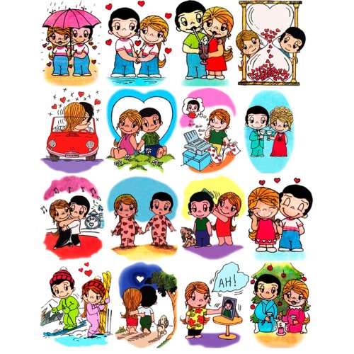 Набор картинок Love is