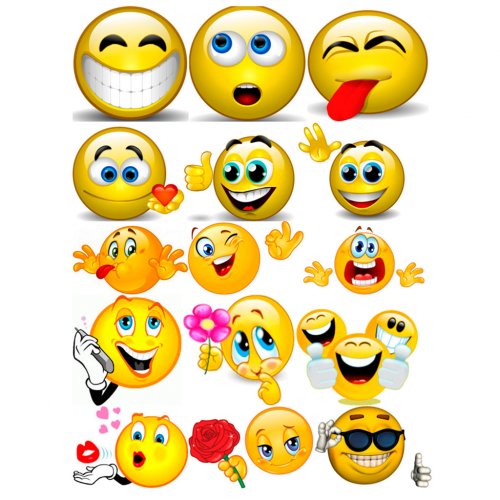 Набор картинок Смайлики