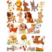 Набор картинок Собачки