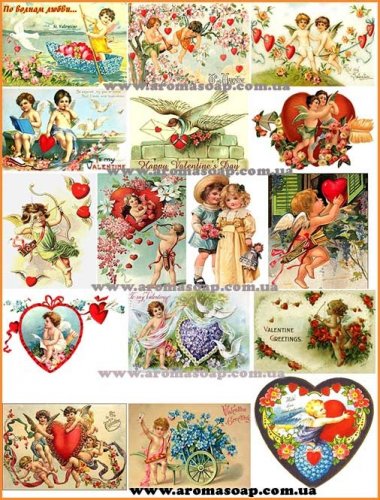 Набір картинок День Св. Валентина