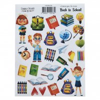Набір наклейок (стікерів) 076 Back to school 28 шт
